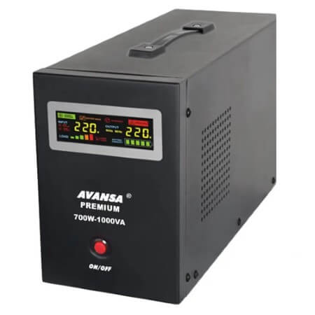 купить Блок бесперебойного питания Avansa Premium 700W-1000VA-12VDC, Бесперебойник бытовой, ИБП в Днепре