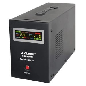 купить Блок бесперебойного питания Avansa Premium 700W-1000VA-12VDC, Бесперебойник бытовой, ИБП