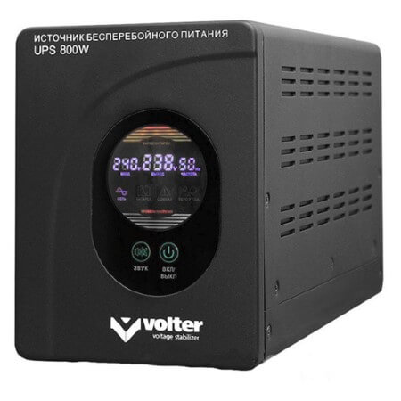 купить ИБП Volter UPS-800 500 Вт с правильной синусоидой 12В в Киеве