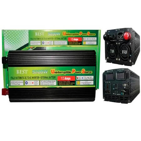 купити Перетворювач Wimpex Power Inverter 5200w 12V UPS + функція заряджання акумулятора 15A